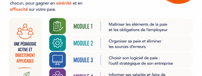 une formation opérationnelle pour des bulletins sans erreur et une paie maîtrisée
